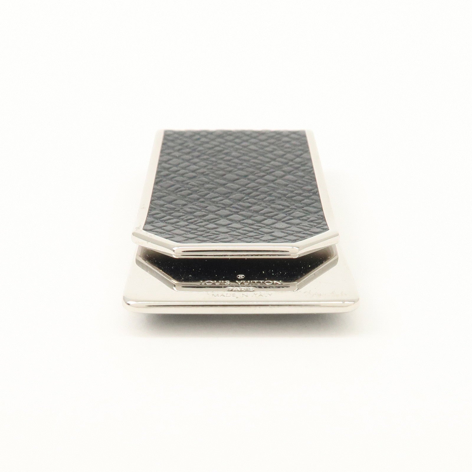 Louis Vuitton Pince Billets Neo LV Club Money Clip Black M63069 Used