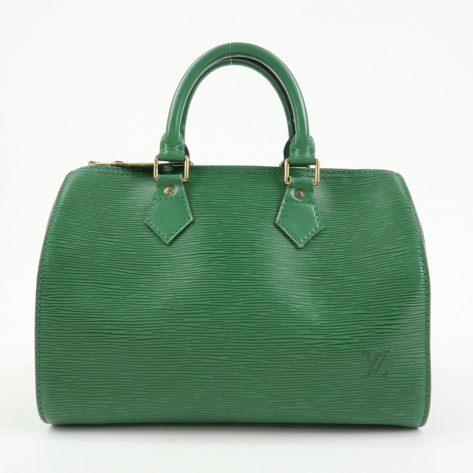 Louis Vuitton Epi Speedy 25 Hand Bag Boston Bag Borneo Green M43014