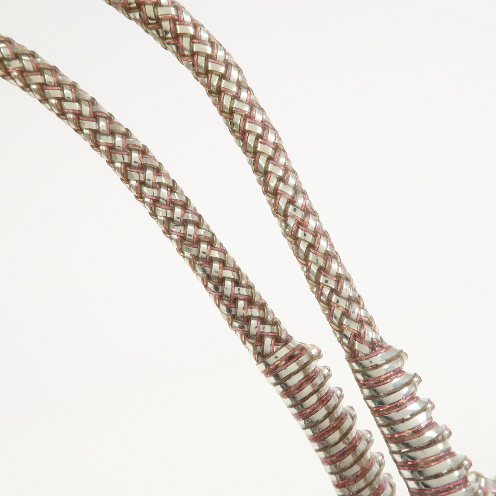 ANTEPRIMA Wire Bag PVC Leather Hand Bag Sweets Motif Clear Pink