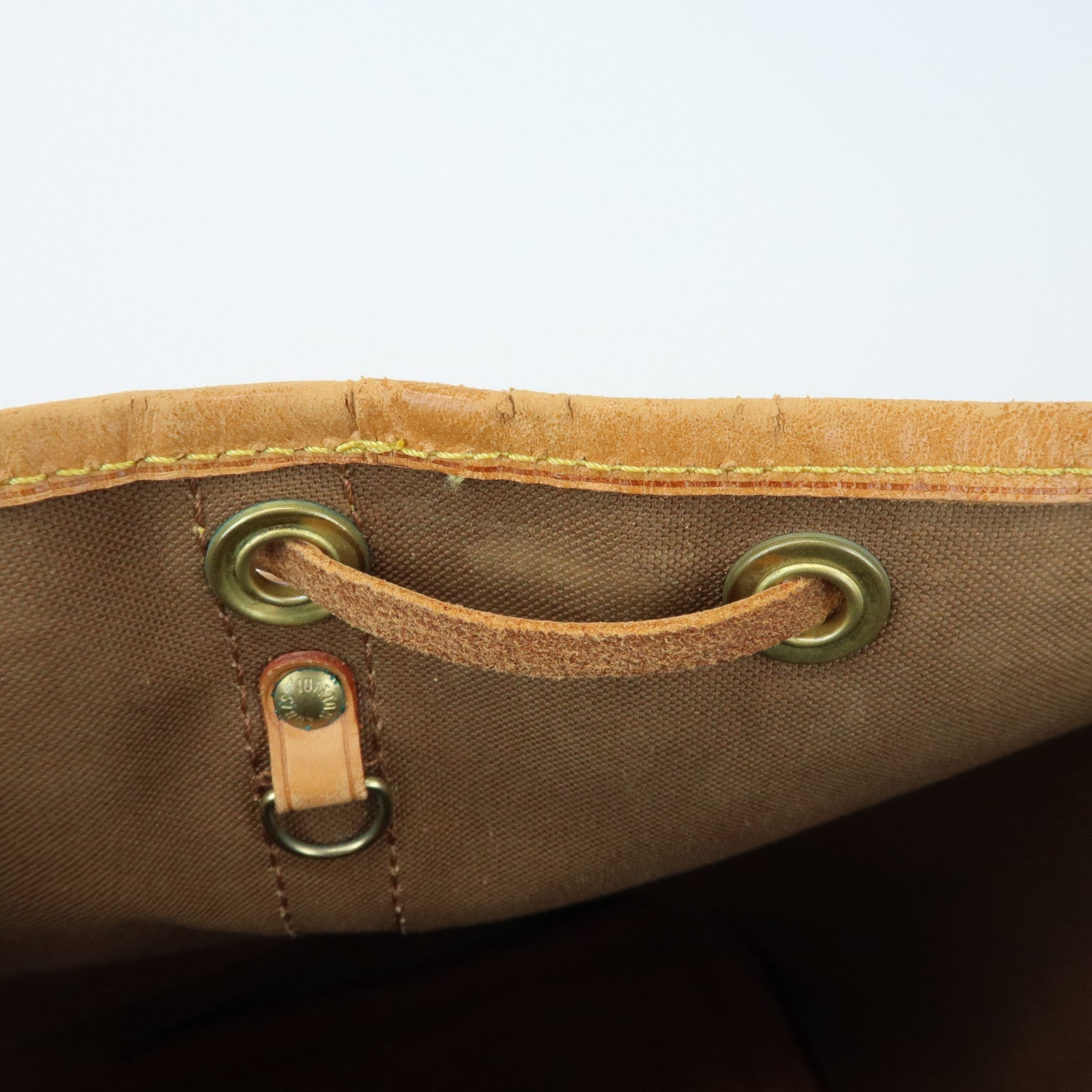 Louis Vuitton Monogram Canvas Petit Noe Shoulder Bag Brown M42226