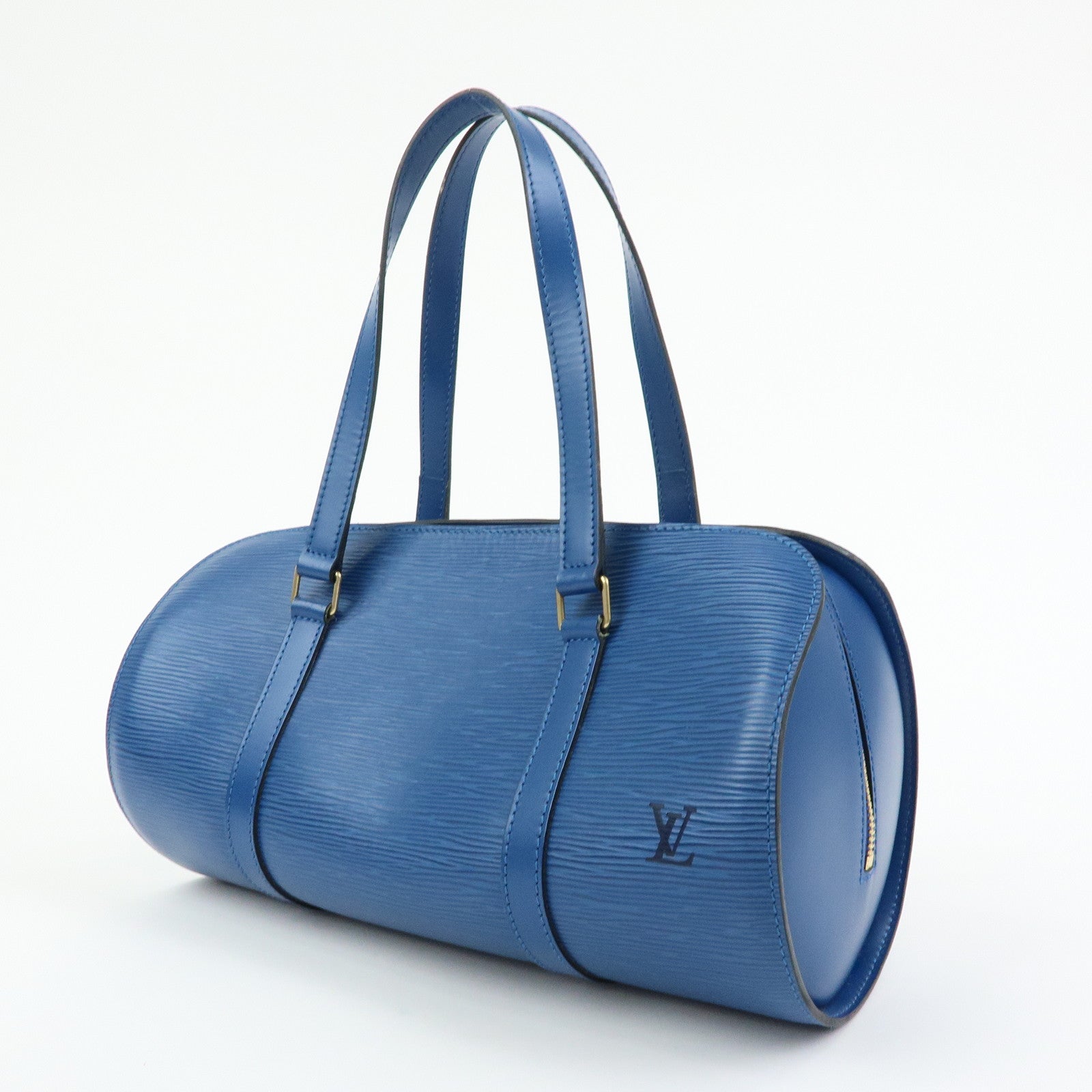 Louis Vuitton Epi Soufflot Shoulder Bag Hand Bag Toledo Blue M52225
