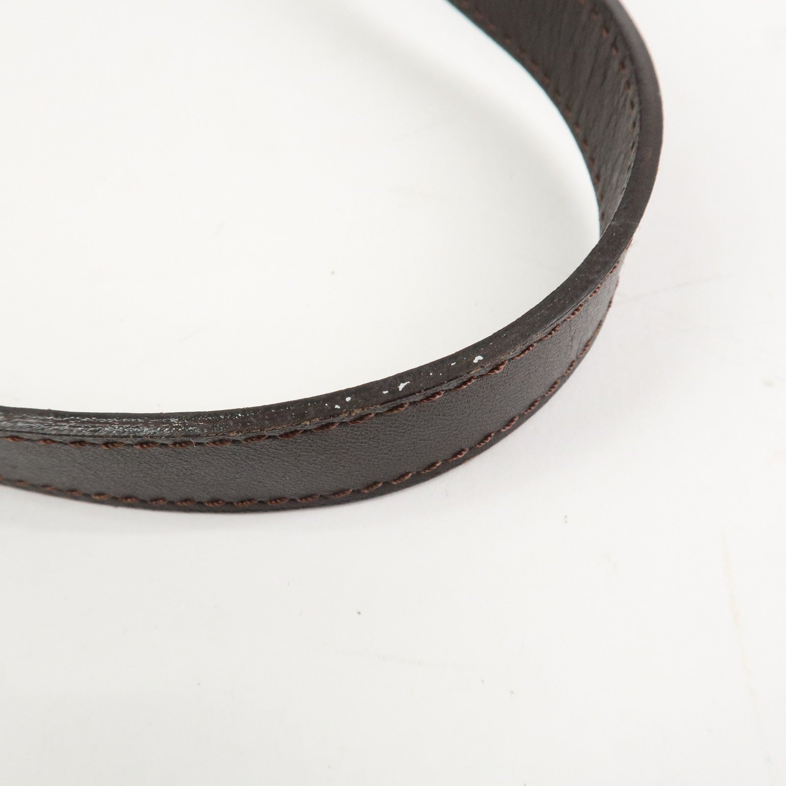 FENDI Zucca Mamma Baguette Canvas Shoulder Bag Brown Black 26325