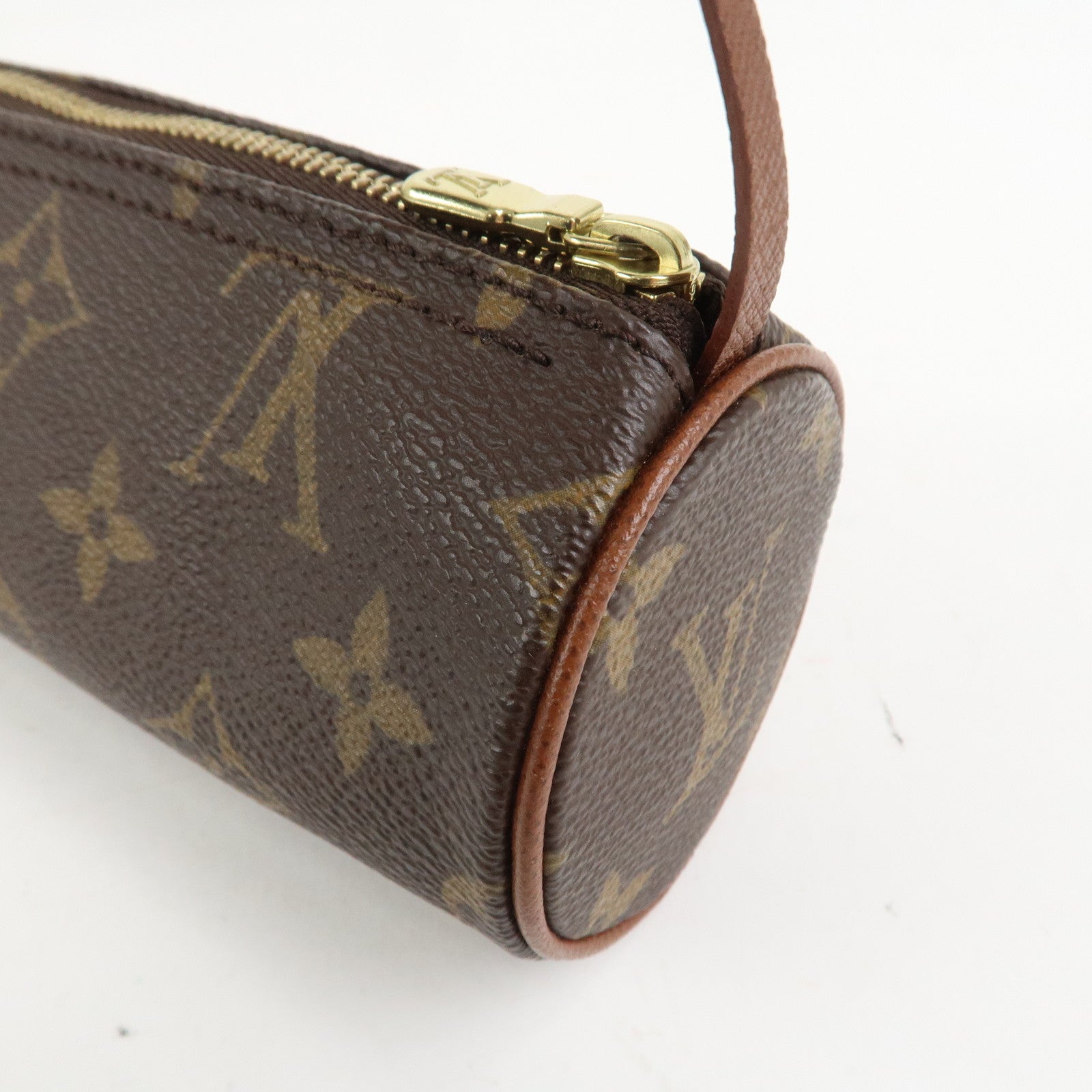 Louis Vuitton Monogram Mini Pouch for Papillon Bag Old Style Brown