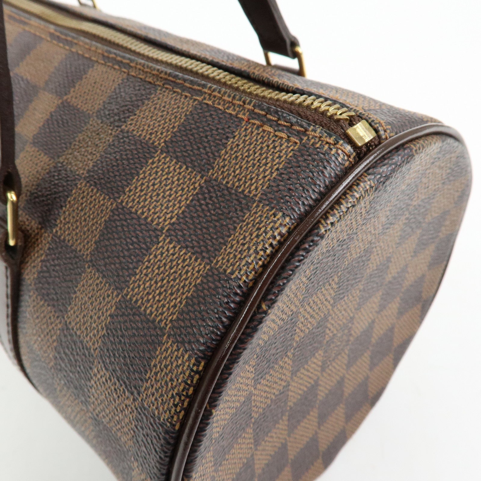 Louis Vuitton Damier Ebene Papillon 30 Hand Bag Brown N51303