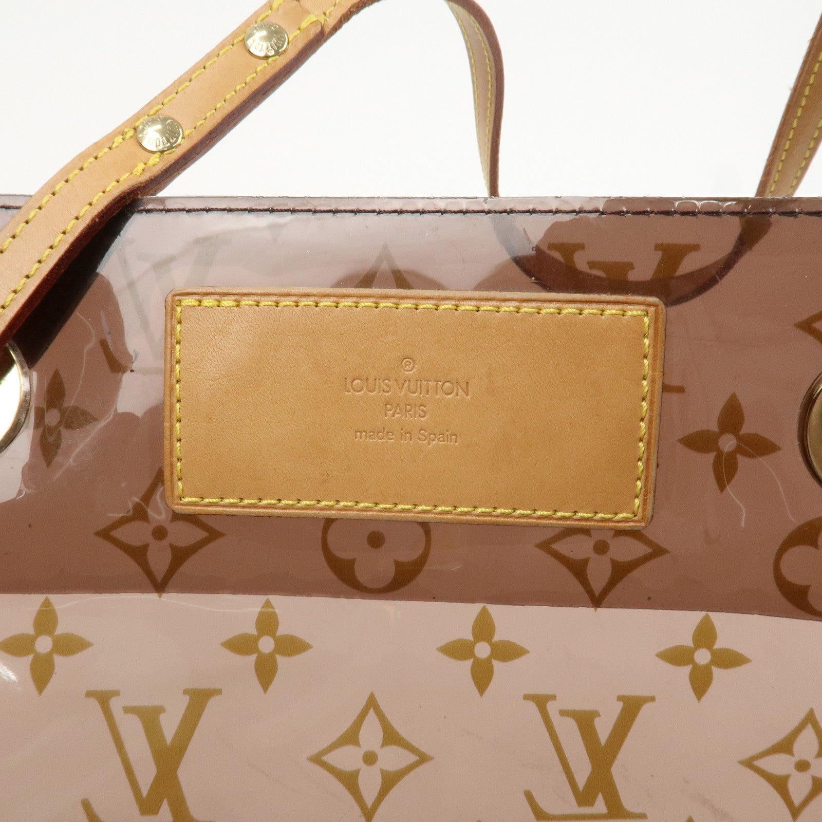 Louis Vuitton Monogram Cabas Cruise Vinyl Tote Bag Brown M50500