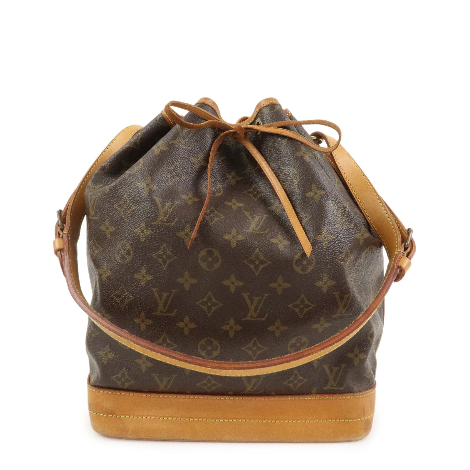 Louis Vuitton Monogram Noe Shoulder Bag Hand Bag Brown M42224