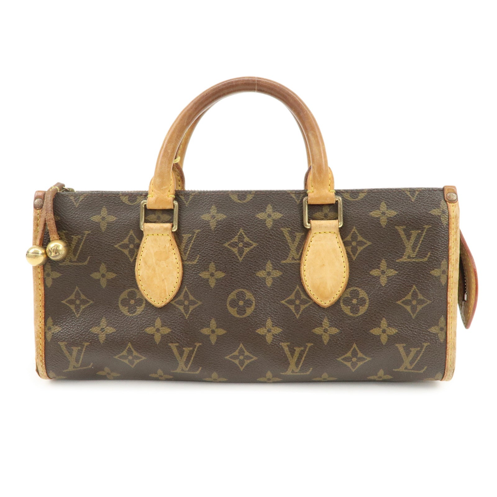 Louis Vuitton Monogram Popincourt Hand Bag Brown M40009 Used