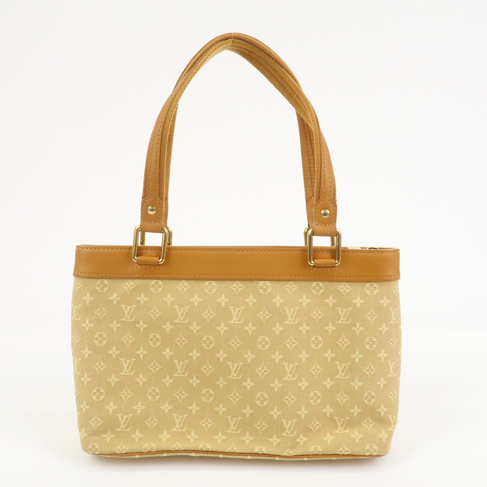 Louis Vuitton Monogram Mini Lucille PM Hand Bag Beige M92684