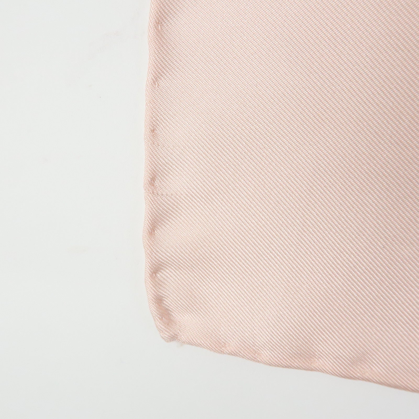 CHANEL COCO Mark Silk 100% Scarf Chain Pearl Motif Pink