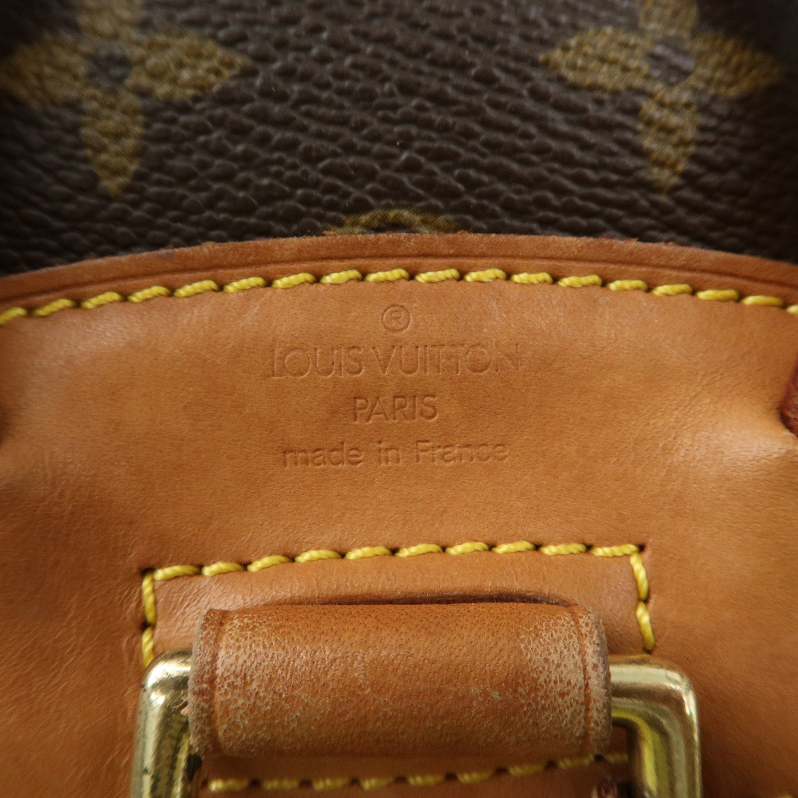 Louis Vuitton Monogram Mini Montsouris Backpack Brown M51137 Used