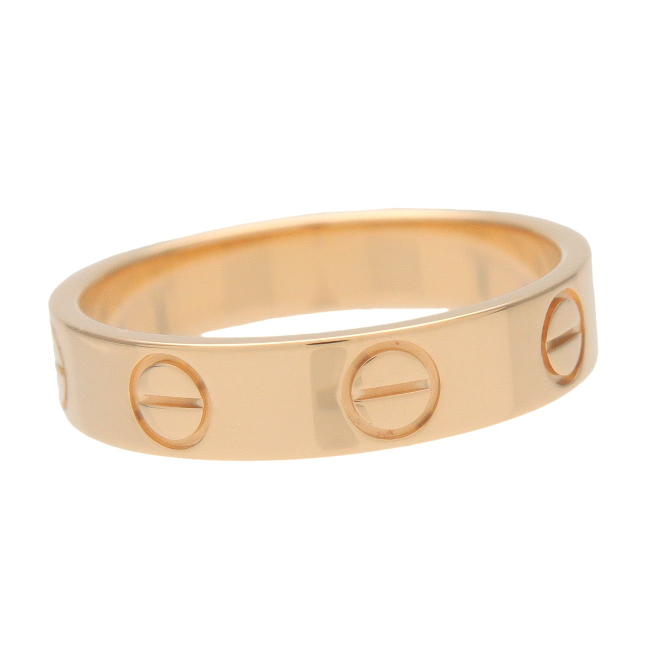 Cartier Mini Love Ring K18 750YG Yellow Gold #47 US4.5 B4085000