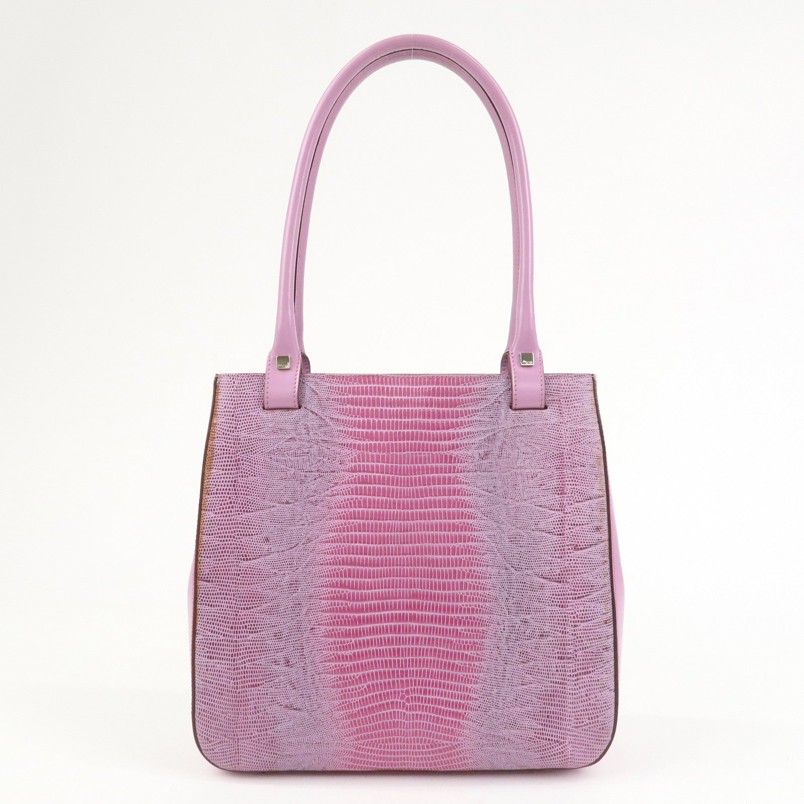 Ferragamo Embossed Leather Shoulder Bag Hand Bag Pink AU-21 1237