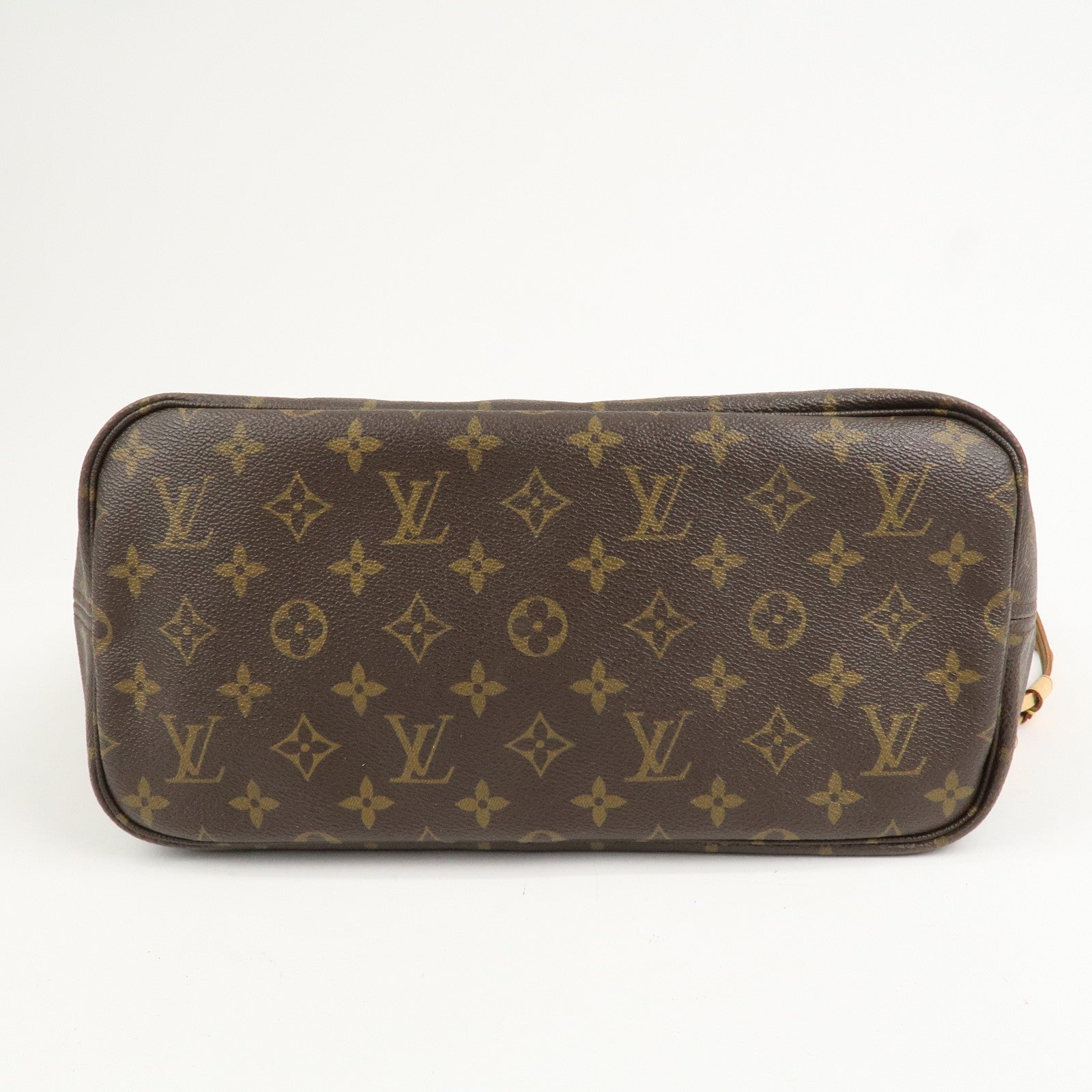 Louis Vuitton Monogram Neverfull MM Tote Bag Brown M40156