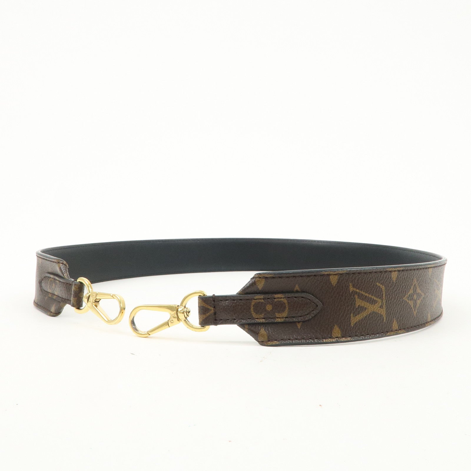 Louis Vuitton Monogram Canvas Shoulder Strap 90cm Noir J02288