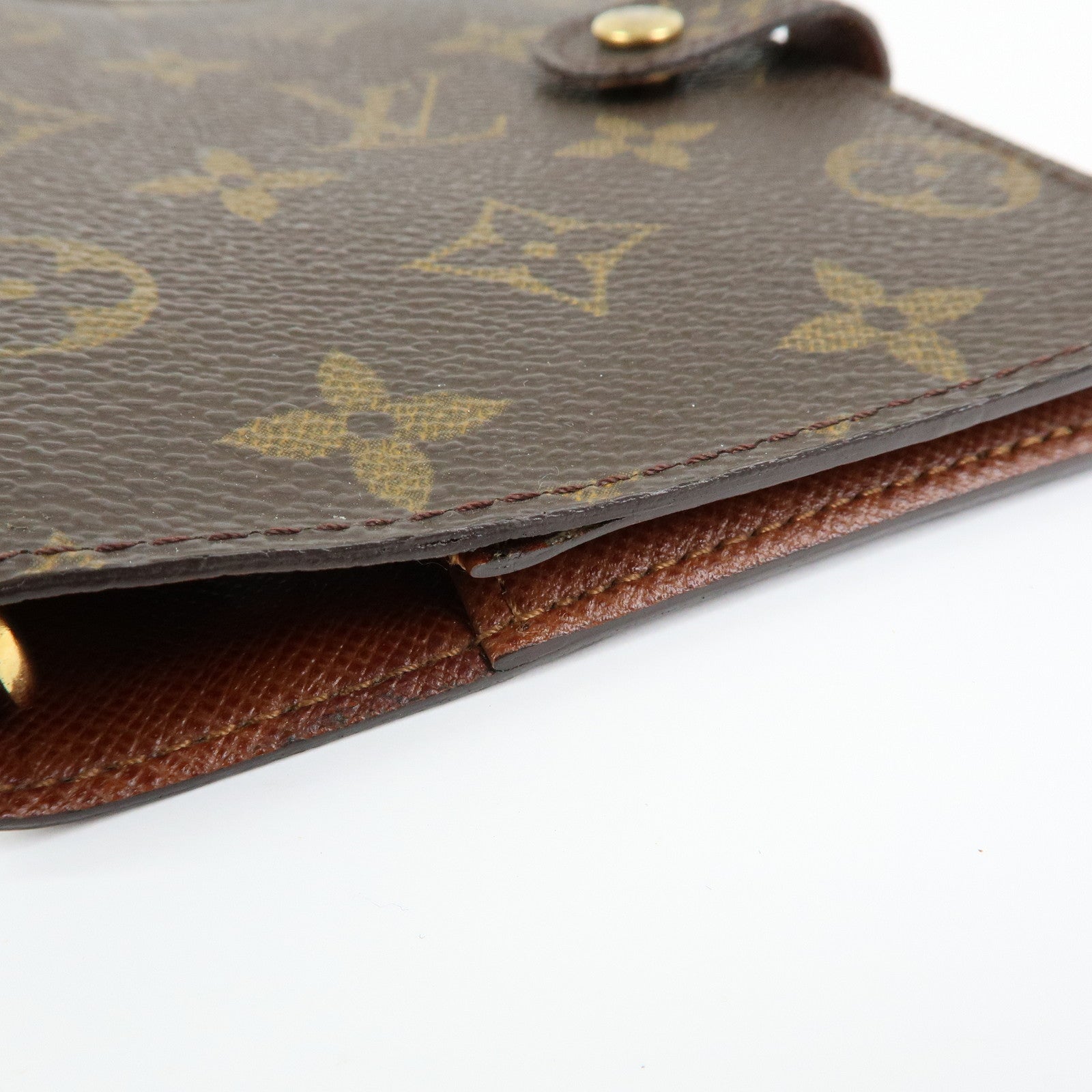 Louis Vuitton Monogram Agenda PM Planner Cover Brown R20005