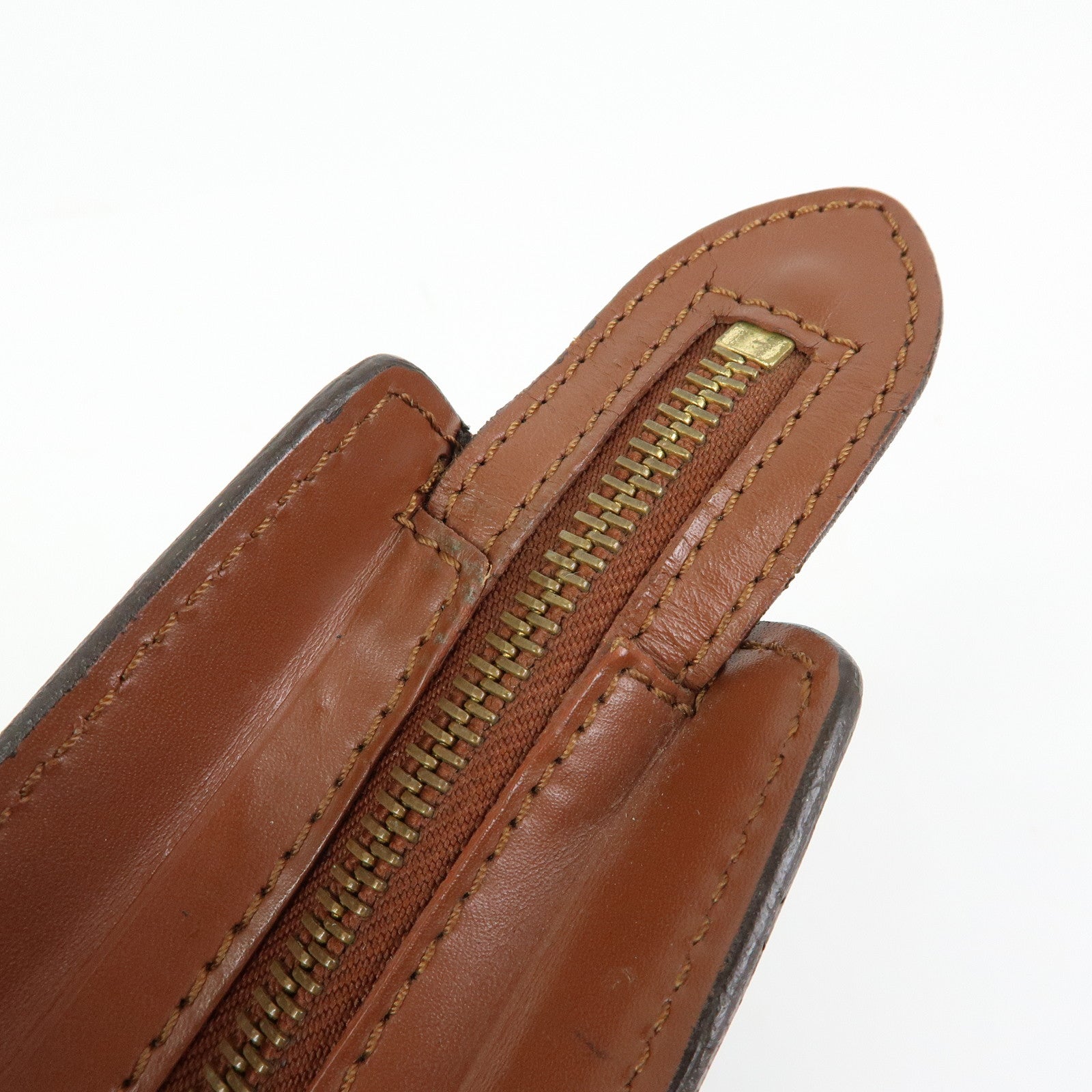Louis Vuitton Monogram Pochette Homme Clutch Bag Brown M51795