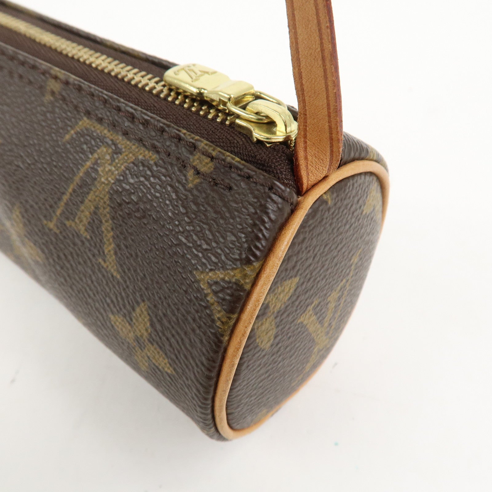 Louis Vuitton Monogram Mini Pouch for Papillon Bag New Style Brown