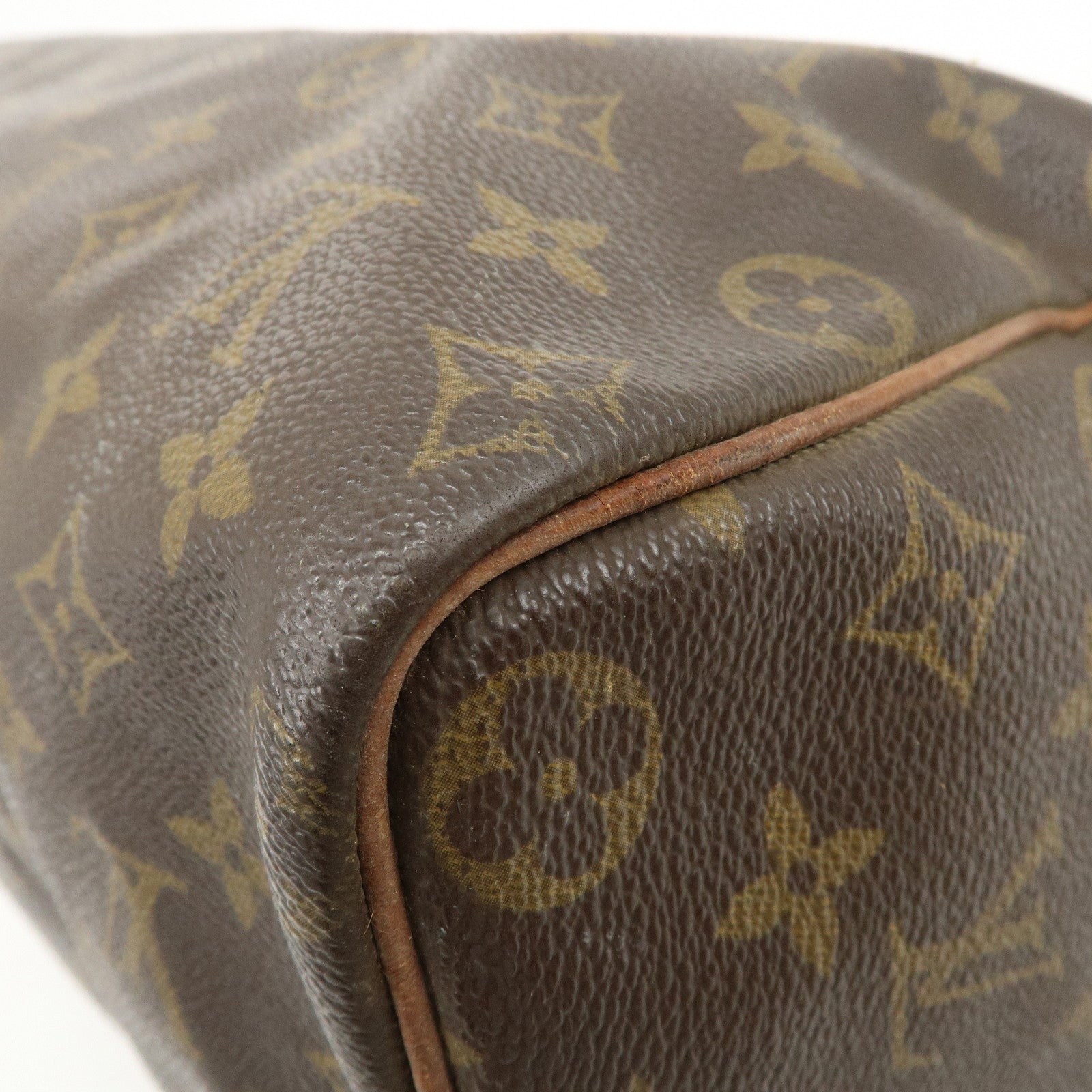 Louis Vuitton Monogram Speedy 40 Hand Bag Boston Bag Brown M41522