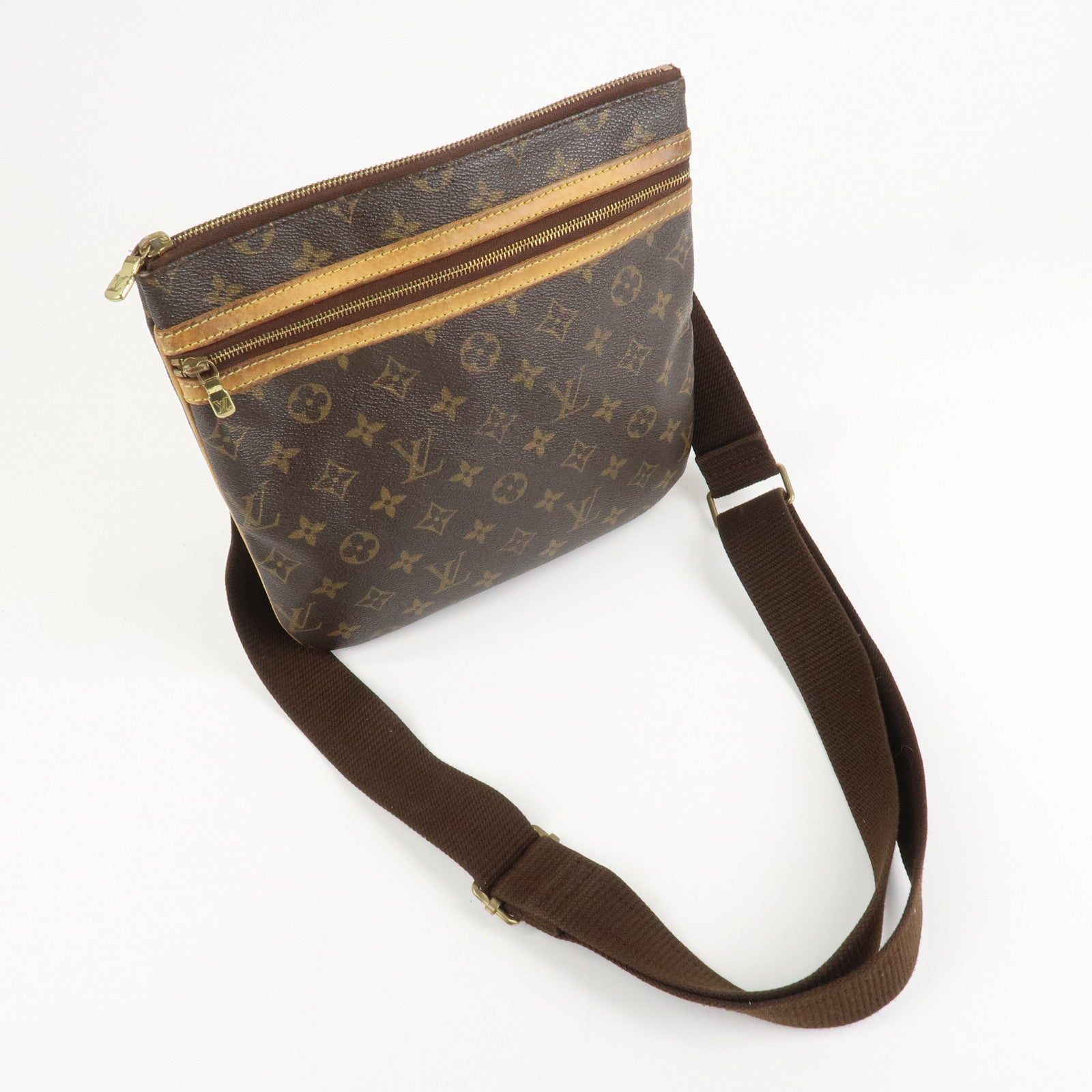Louis Vuitton Monogram Pochette Bosphore Shoulder Bag M40044