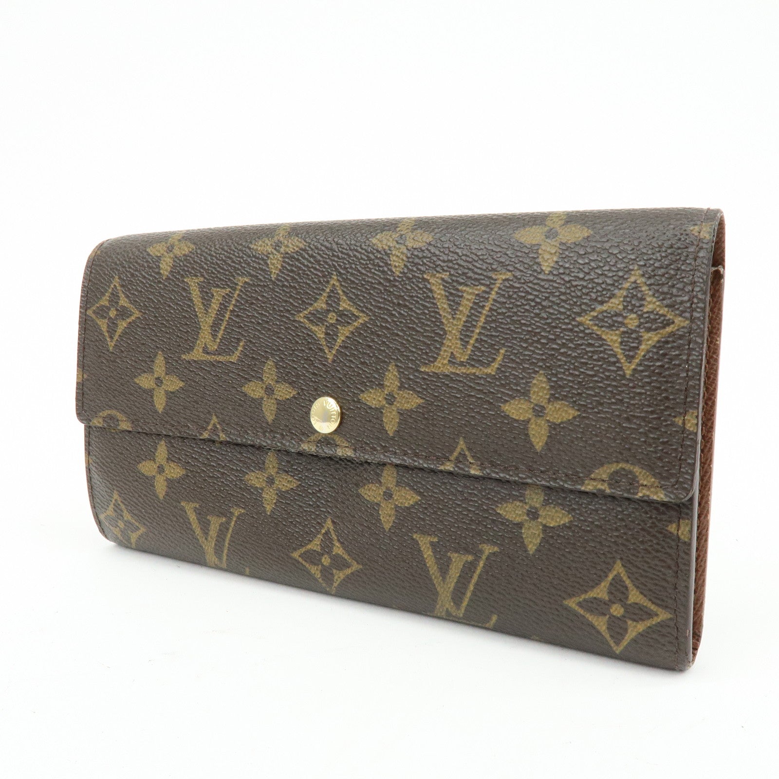 Louis Vuitton Monogram Portefeuille Sarah Long Wallet Brown M61734