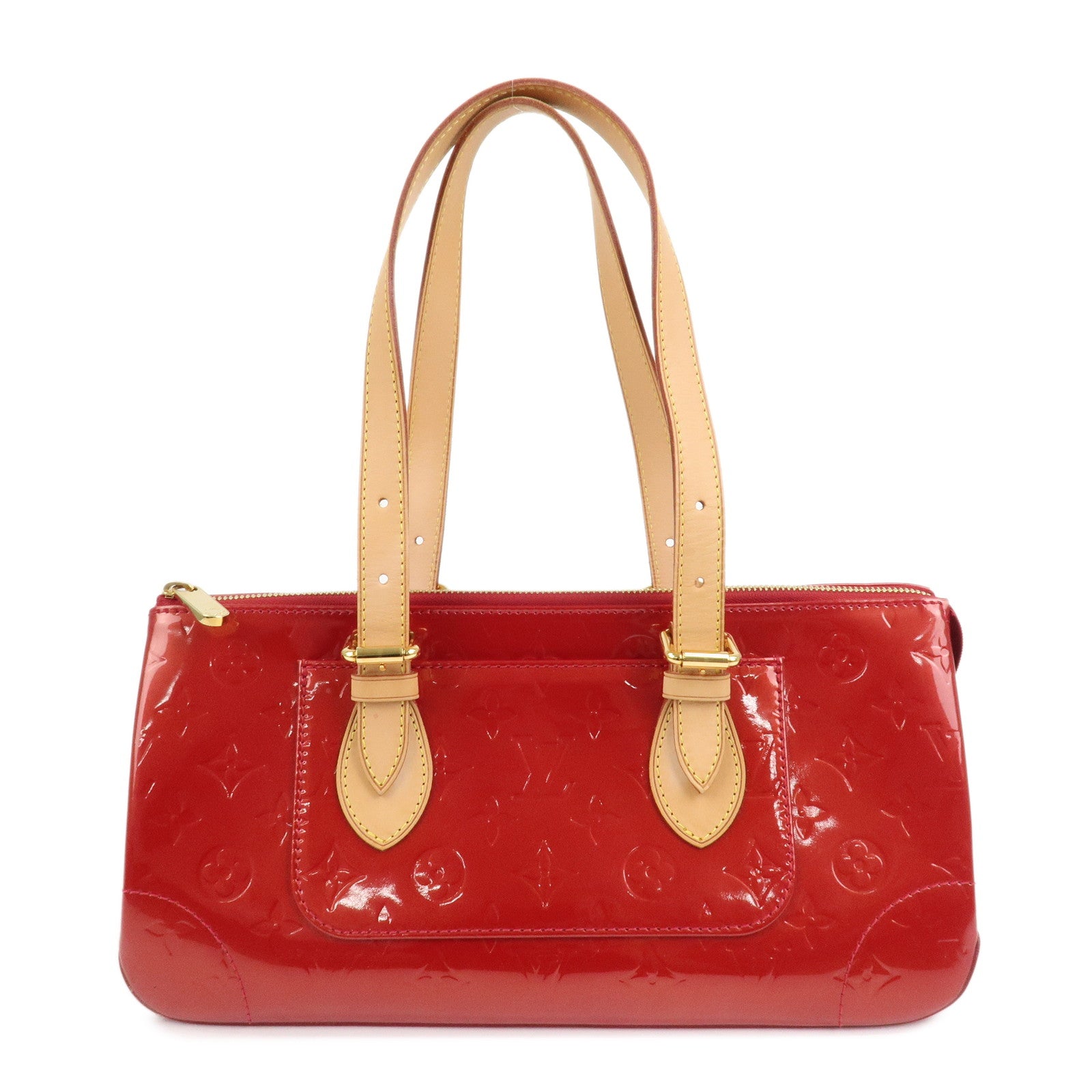 Louis Vuitton Vernis Rosewood Avenue Hand Bag Pomme D'Amour M93507