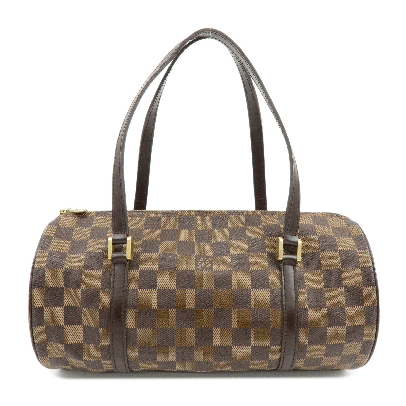 Louis Vuitton Damier Ebene Papillon 30 Hand Bag Brown N51303