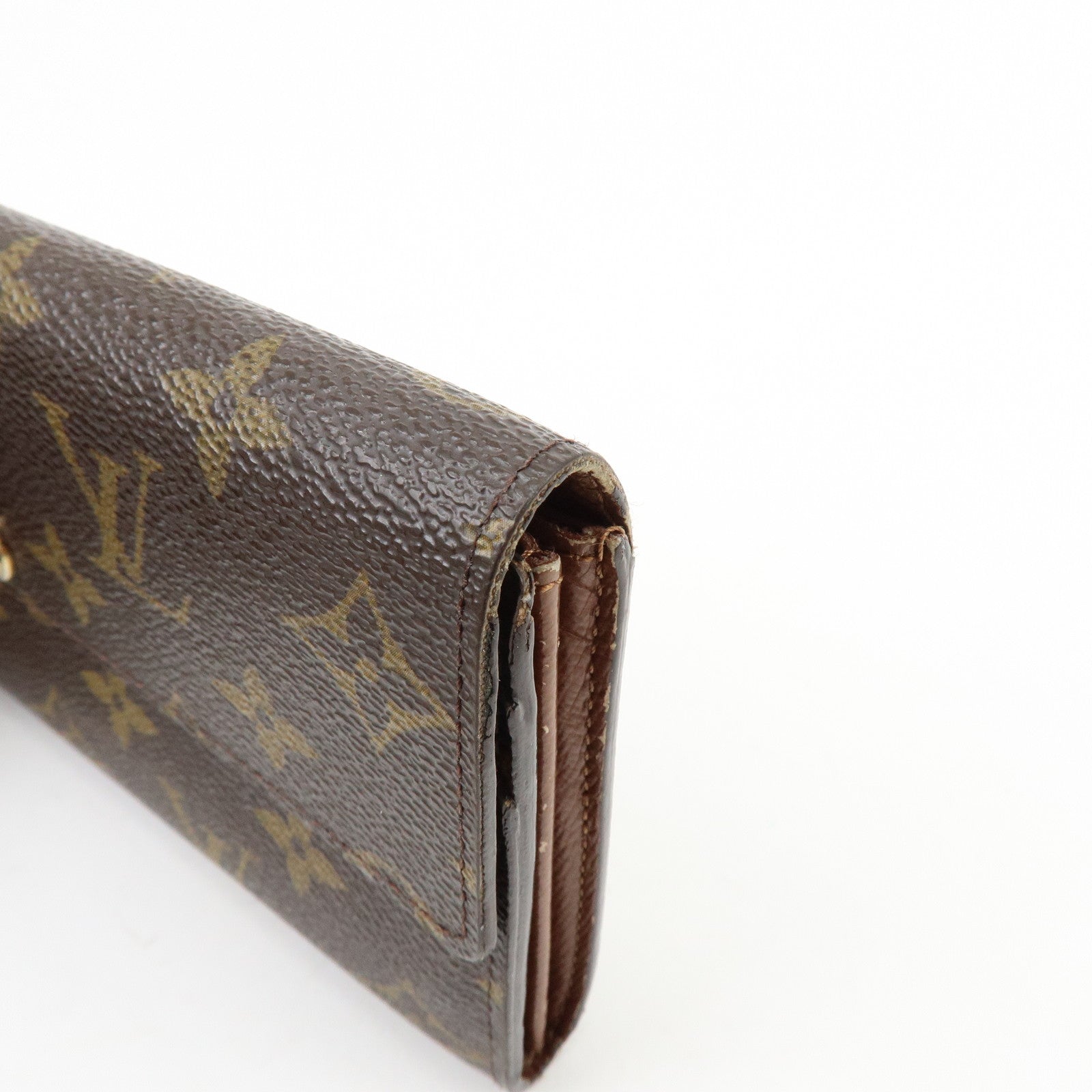 Louis Vuitton Monogram Portefeuille Sarah Long Wallet Brown M61734