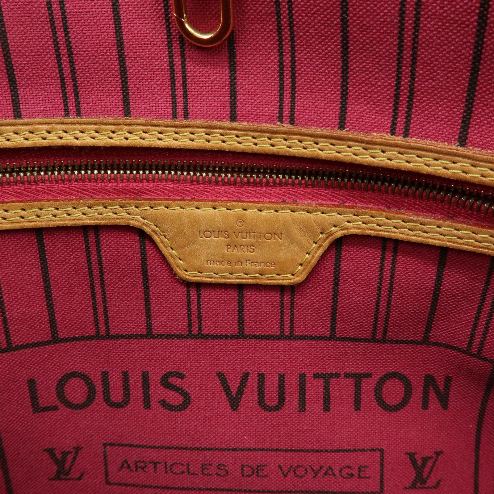 Louis Vuitton Monogram Neverfull MM Tote Bag Brown M41178