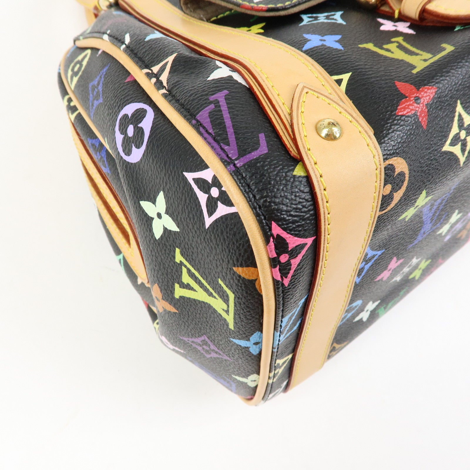 Louis Vuitton Monogram Multicolor Priscilla Hand Bag Noir M40097