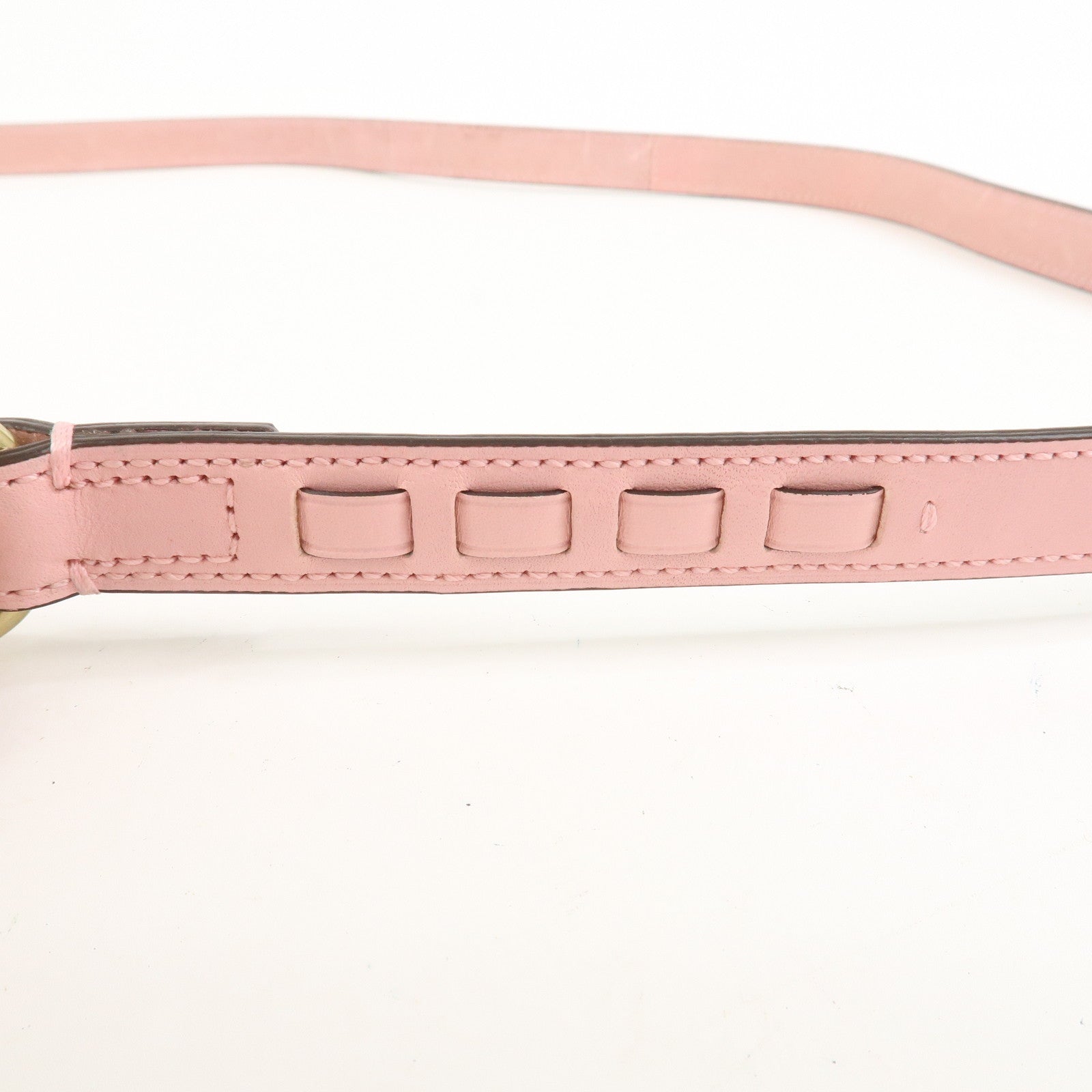 COACH Signature Canvas Leather Shoulder Crossbody Bag Pink