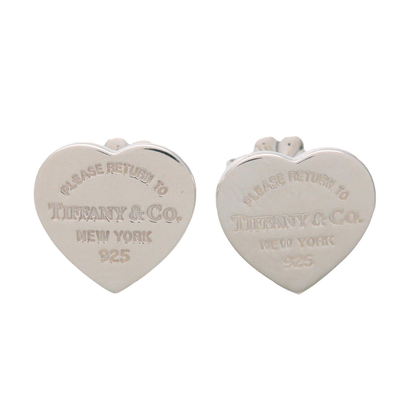 Tiffany & Co Return to Tiffany Mini Heart Tag Stud Earrings SV925