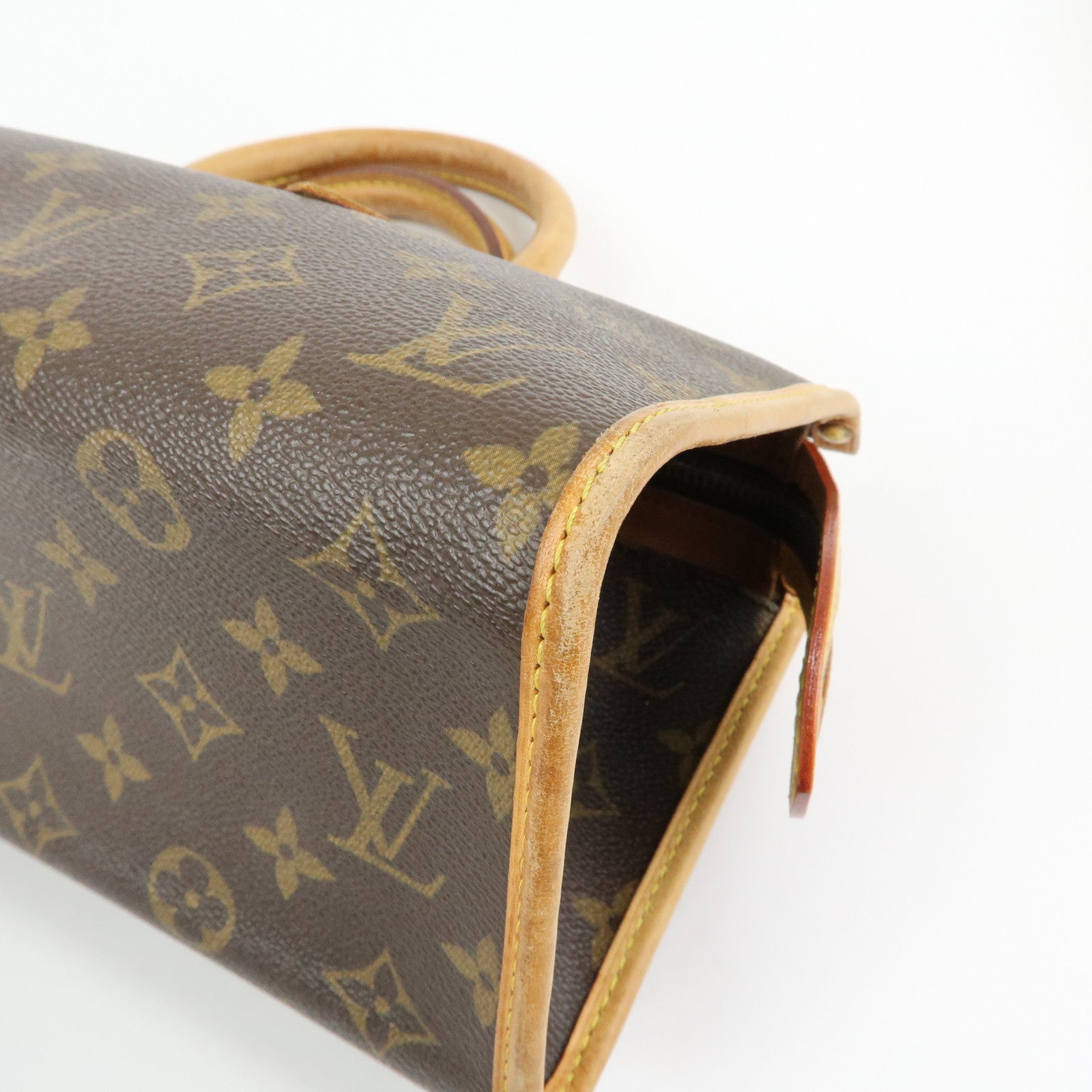 Louis Vuitton Monogram Popincourt Hand Bag Brown M40009
