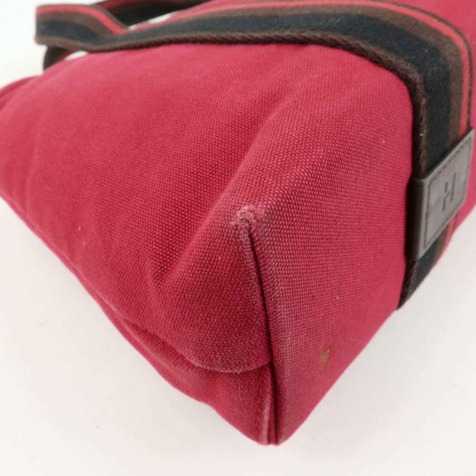 HERMES Troca Horizontal PM Canvas Tote Bag Hand Bag Pink