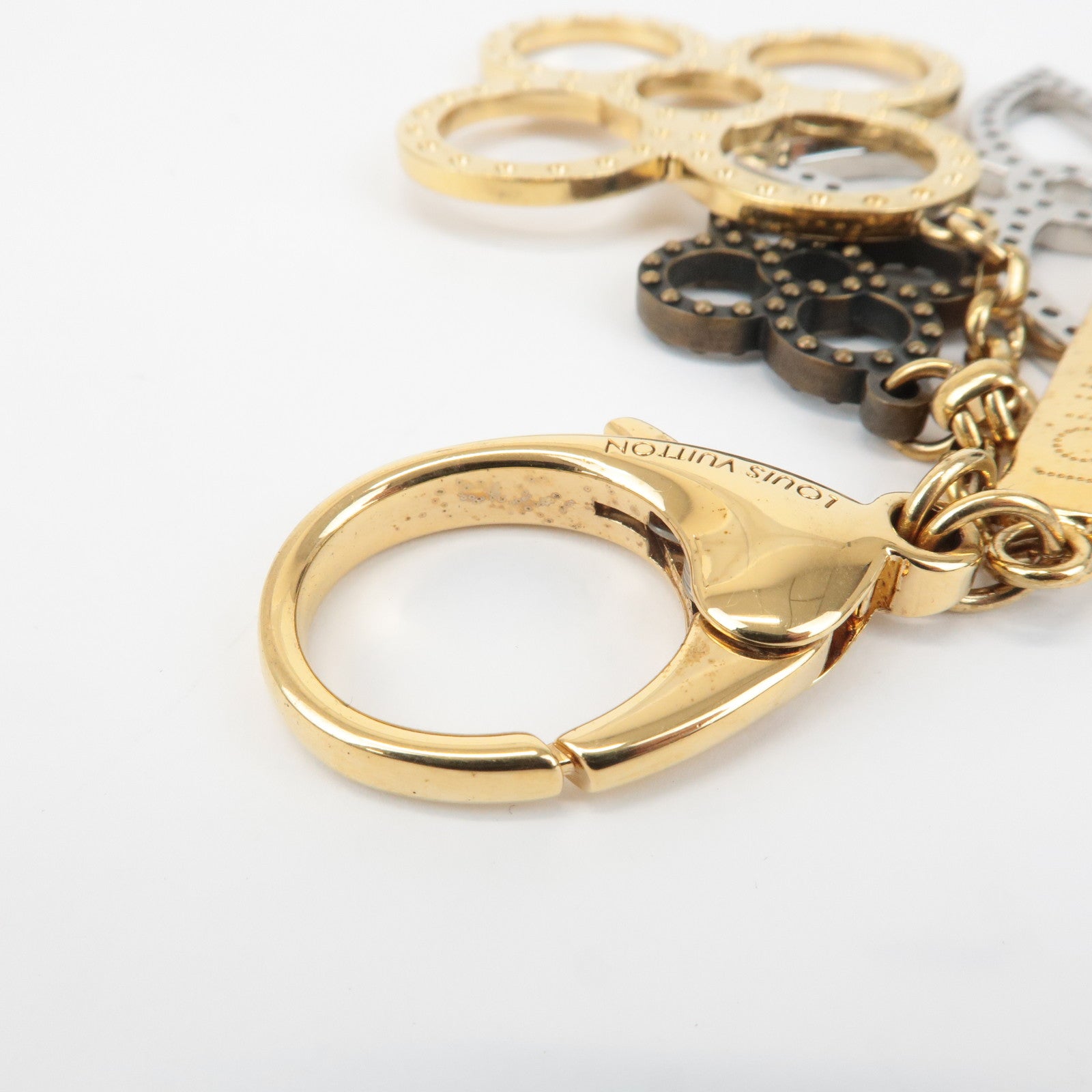 Louis Vuitton Monogram Flower Bijoux Sac Tapage Bag Charm M66350 Used