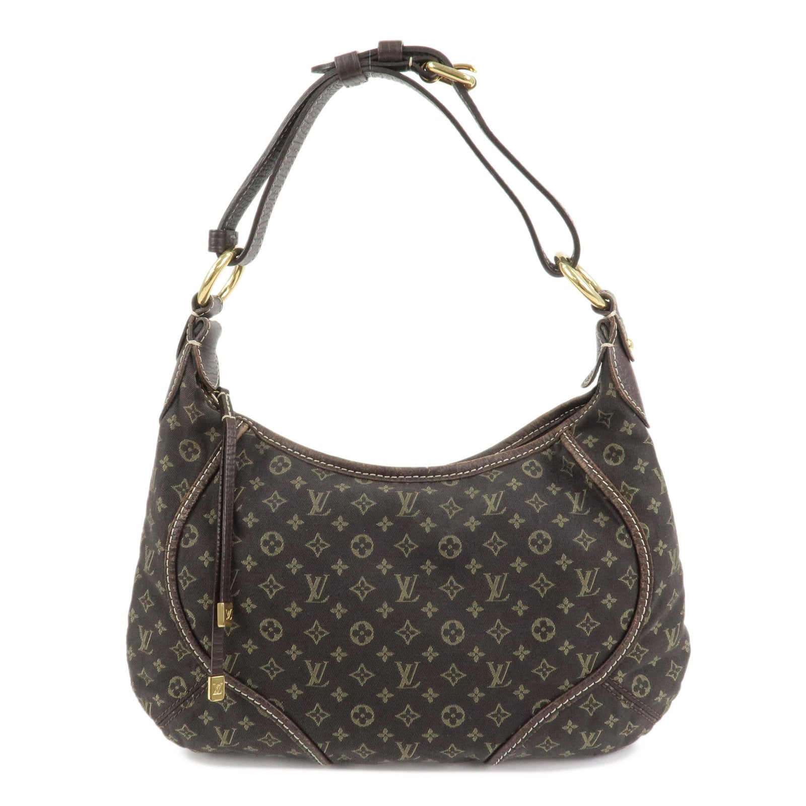 Louis Vuitton Monogram Mini Lin Manon PM Shoulder Bag Ebene M95621