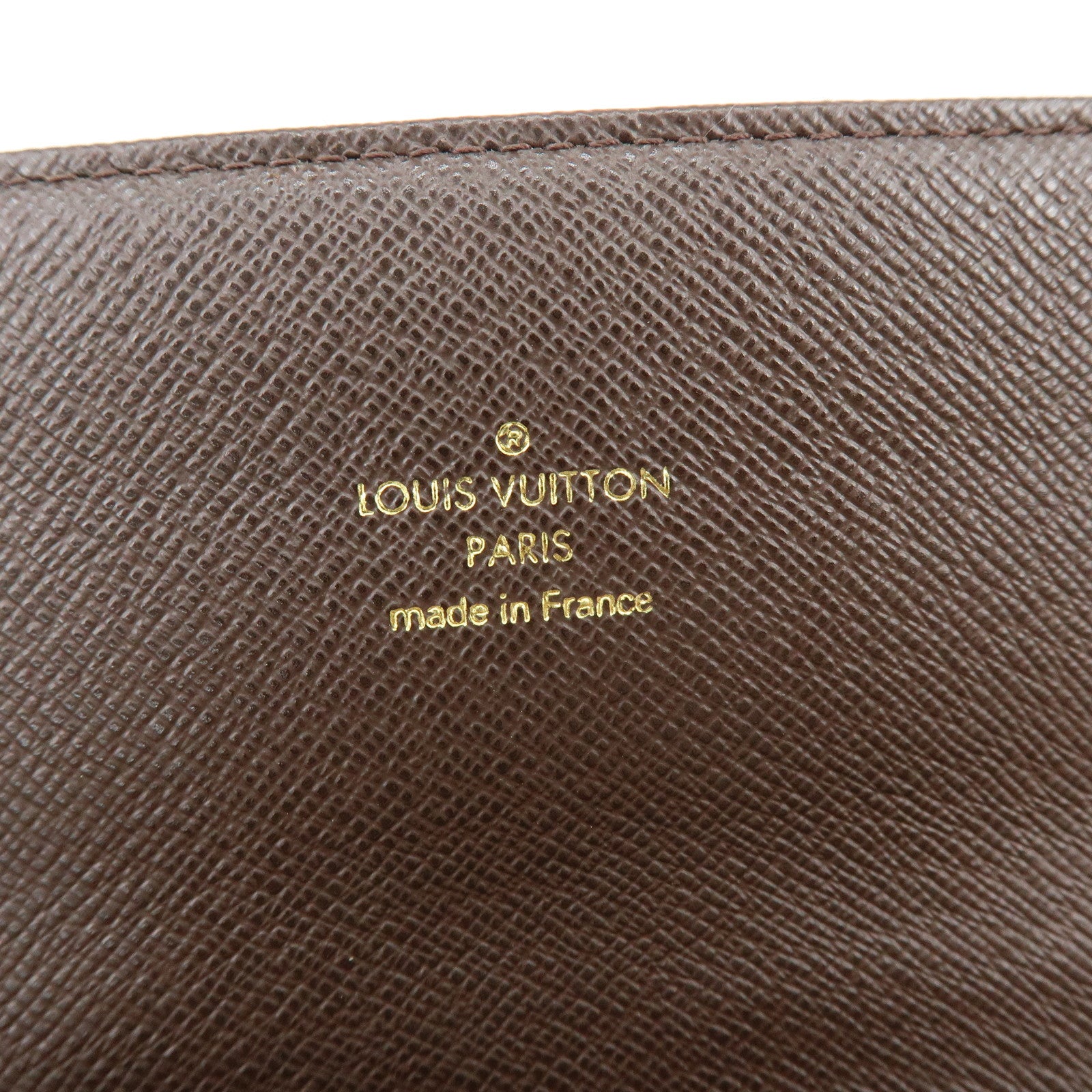 Louis Vuitton Monogram Mini Lin Canvas Long Wallet Brown M95234