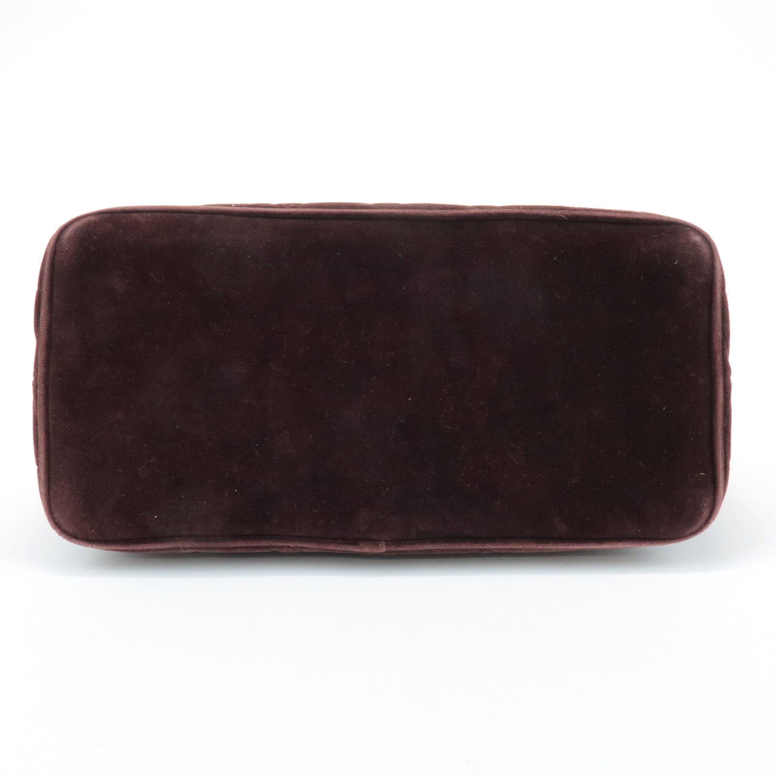 CHANEL Matelasse COCO Mark Velour Medalion Tote Bag Hand Bag A01804 Used