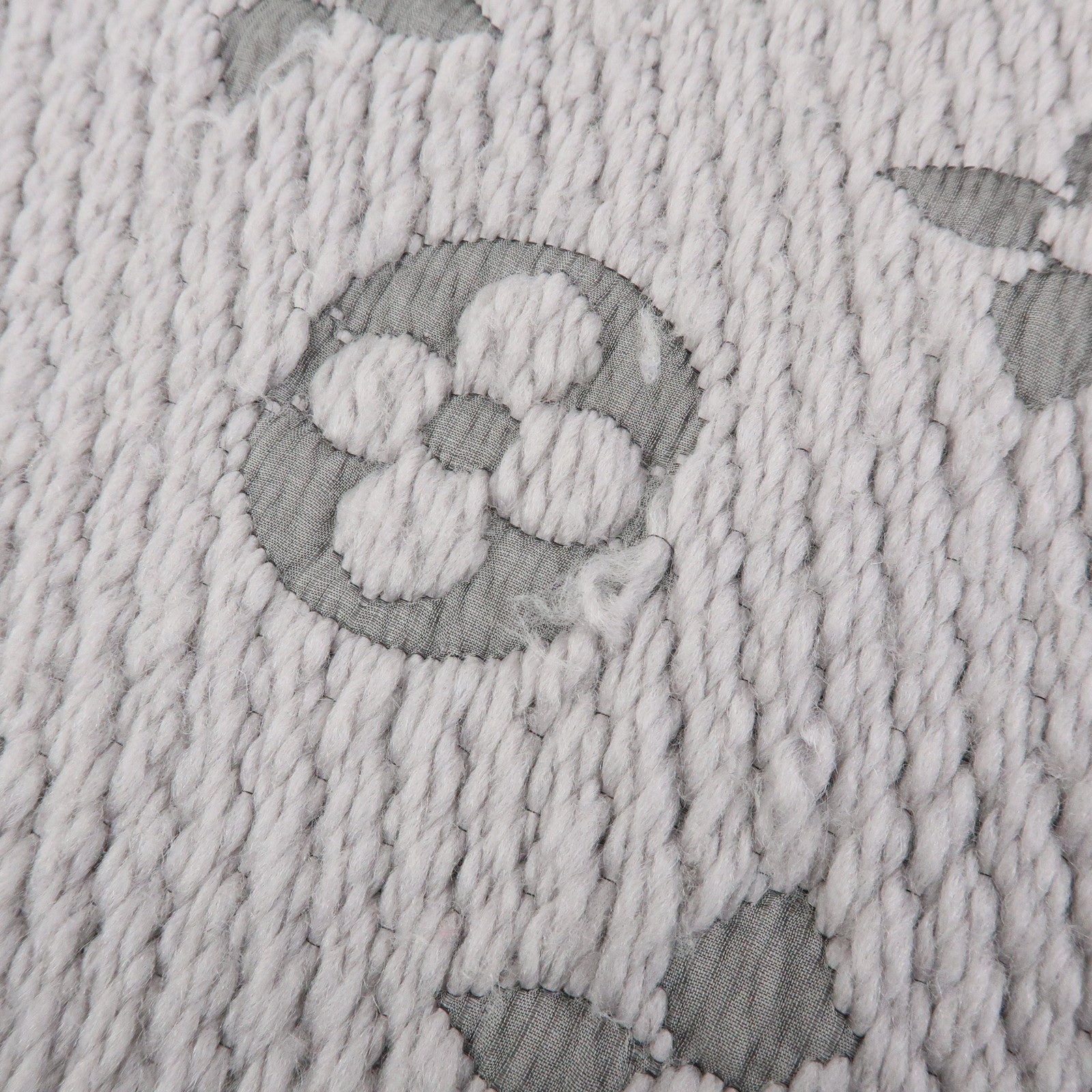 Louis Vuitton Monogram Escharp Logo Mania Wool Silk Scarf M74742