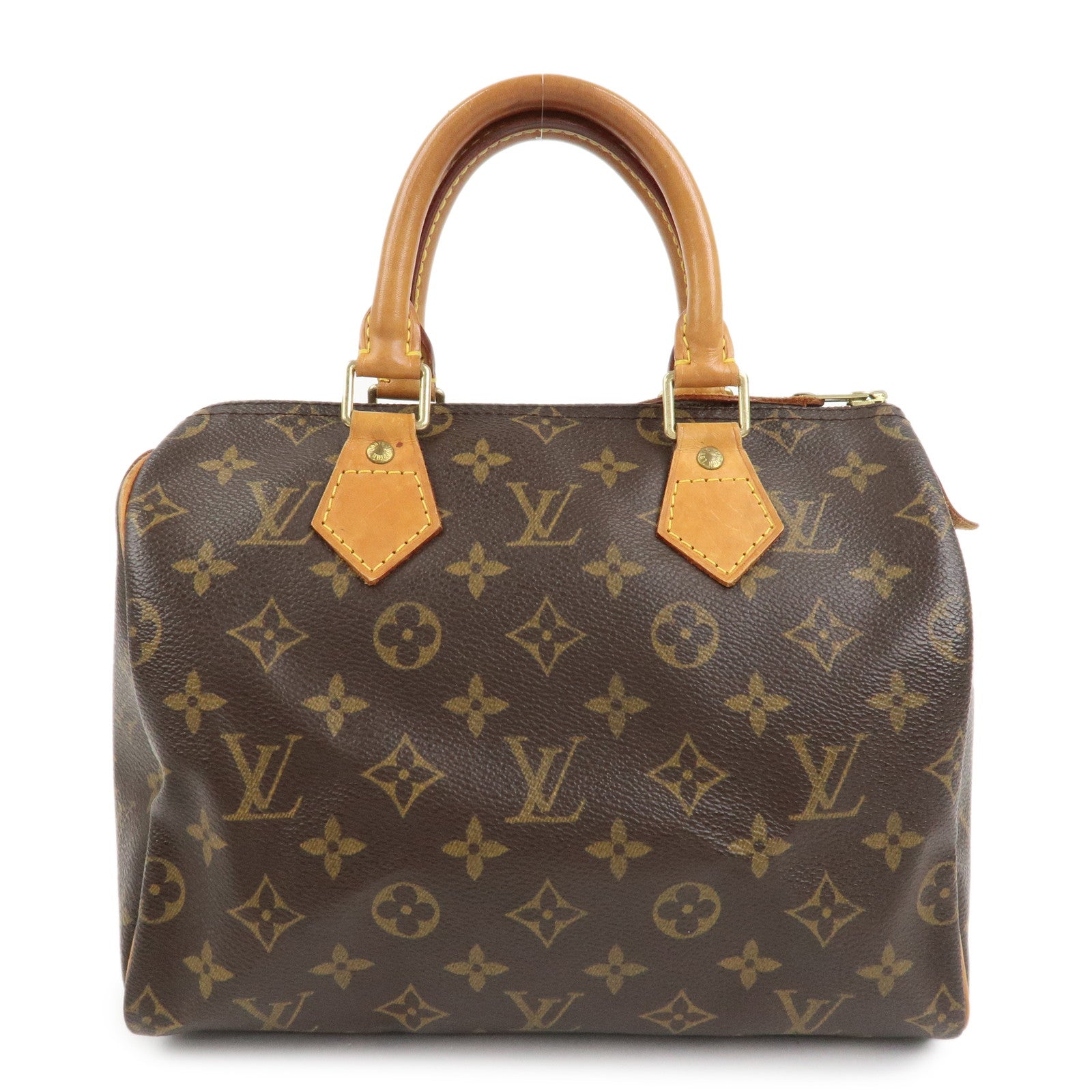 Louis Vuitton Monogram Speedy 25 Boston Bag Hand Bag Brown M41528