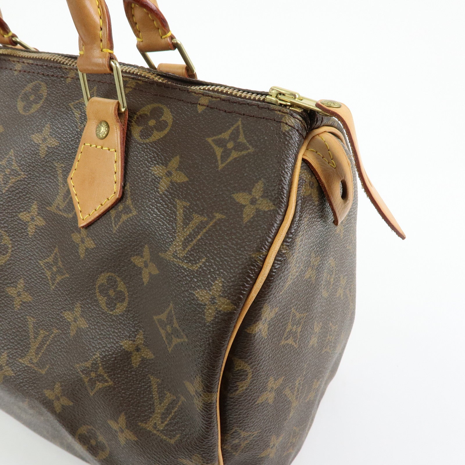Louis Vuitton Monogram Speedy 30 Boston Bag Hand Bag Brown M41526