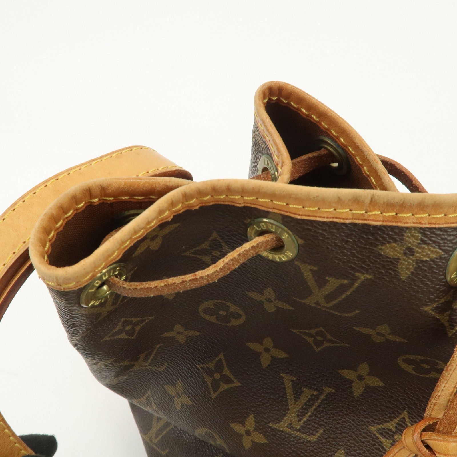Louis Vuitton Monogram Petit Noe Shoulder Bag Brown M42226