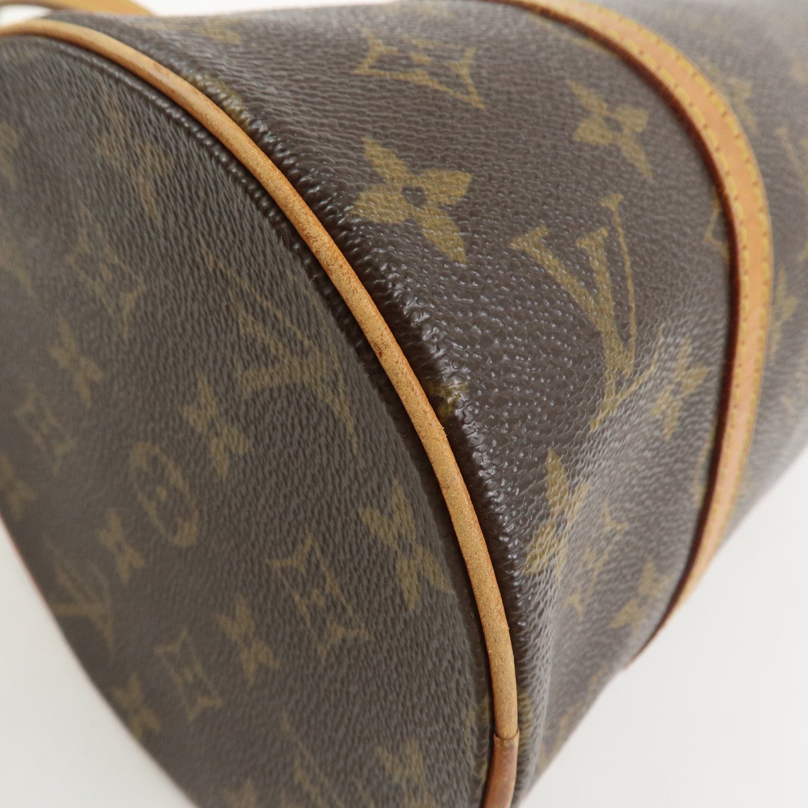 Louis Vuitton Monogram Papillon 30 Hand Bag Brown M51385