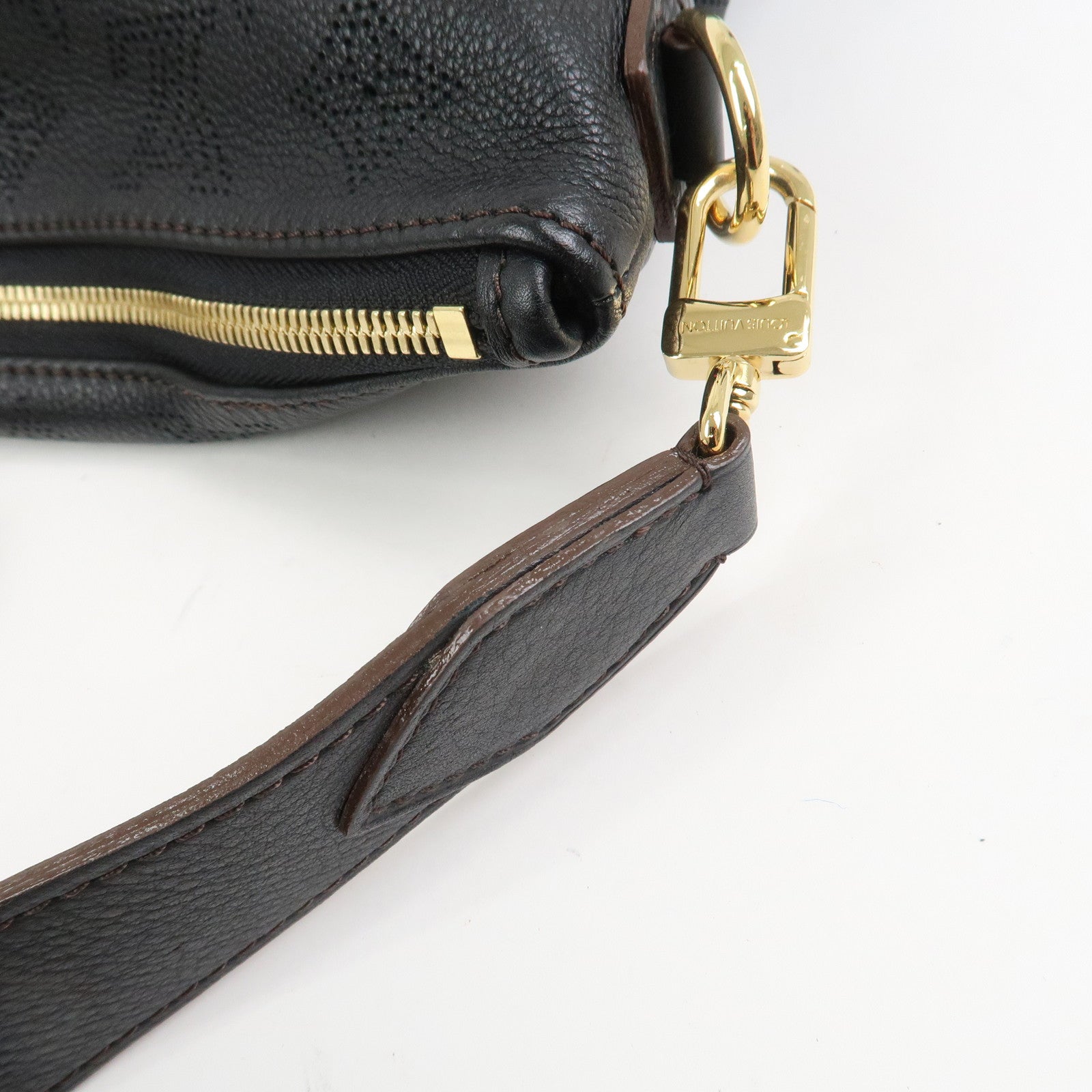 Louis Vuitton Monogram Mahina Leather 2Way Shoulder Bag Noir M93987