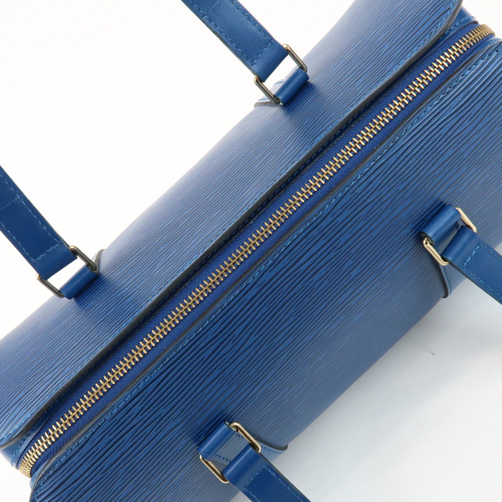 Louis Vuitton Epi Soufflot Shoulder Bag Hand Bag Toledo Blue M52225