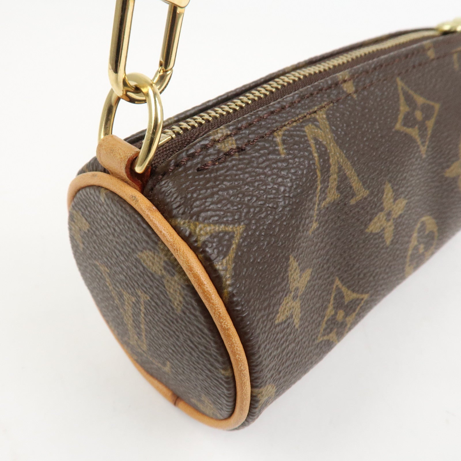 Louis Vuitton Monogram Mini Pouch for Papillon Bag New Style Brown