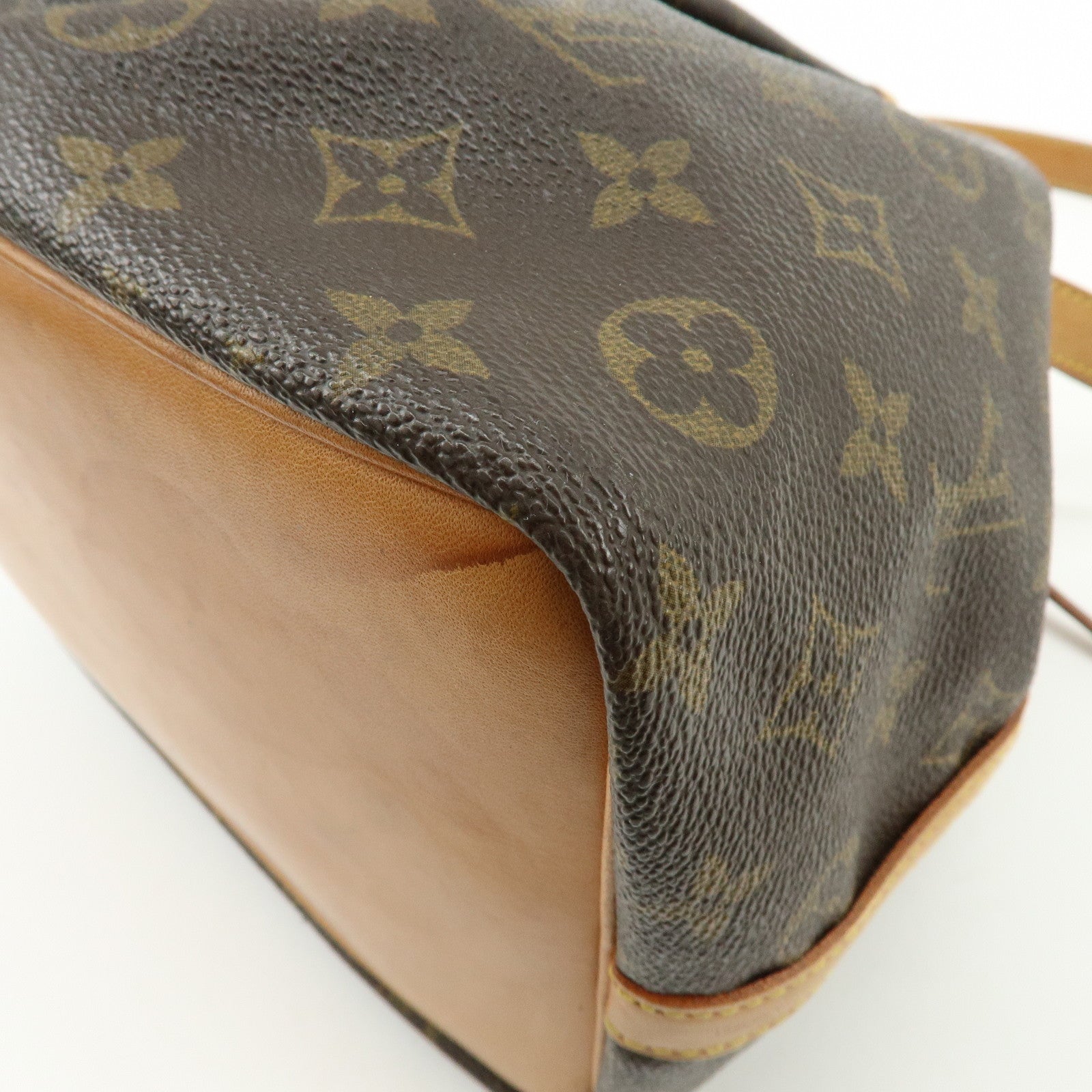 Louis Vuitton Monogram Petit Noe Shoulder Bag Brown M42226