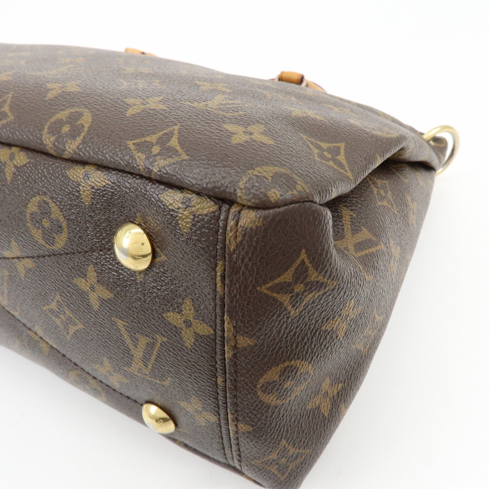 Louis Vuitton Monogram Pallas 2Way Bag Brown Rose Ballerine M40468