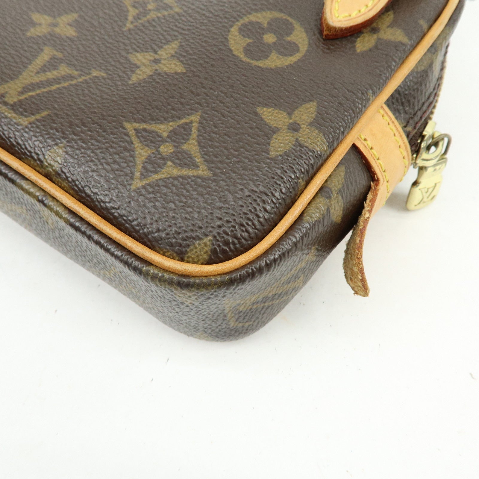 Louis Vuitton Monogram Pochette Marly Bandouliere Bag Brown M51828