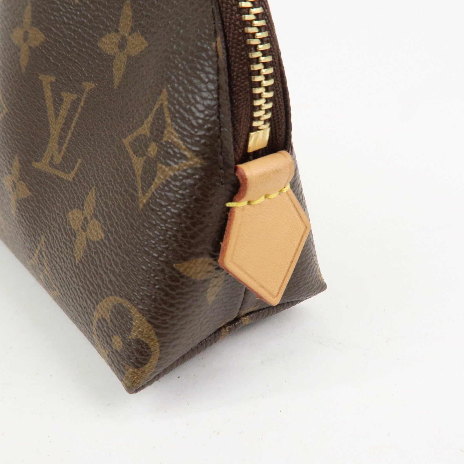 Louis Vuitton Monogram Canvas Pochette Cosmetic PM Pouch M47515