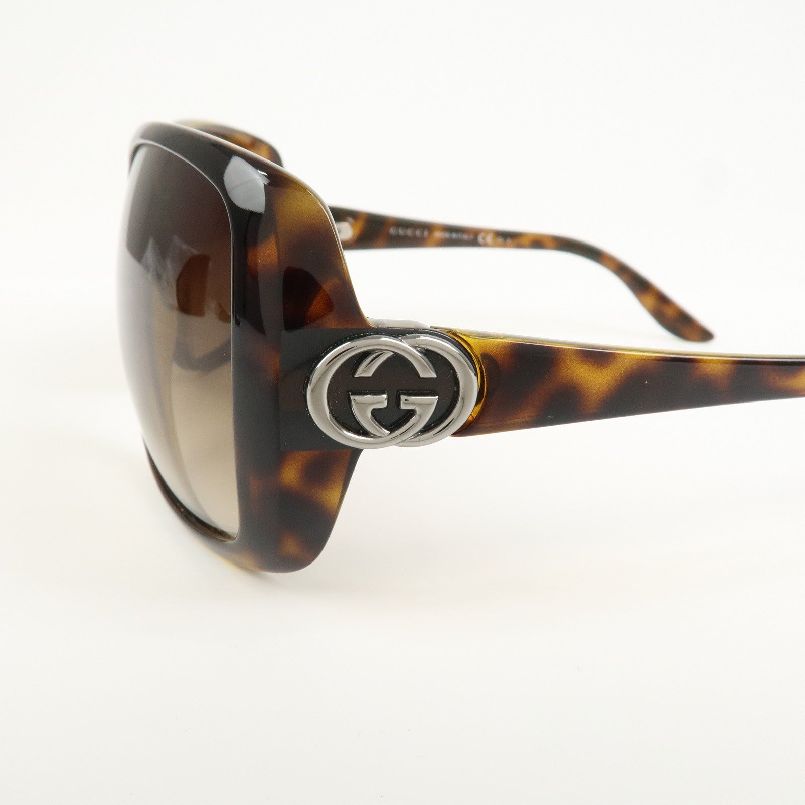 GUCCI Interlocking G Plastic Tortoiseshell GG 3166/S 59□15-115
